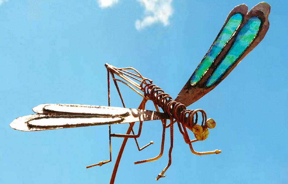 dragon fly sculpture